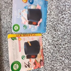Set of 2 Air wick essential mist oil diffusers